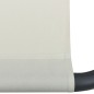 vidaXL Lettino da Giardino Crema 200x90 cm in Acciaio vidaXL Lettino da Giardino Crema 200x90 cm in Acciaio