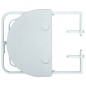 vidaXL Tavolo da Balcone Pensile Bianco 60x64x83,5cm Plastica Rattan vidaXL Tavolo da Balcone Pensile Bianco 60x64x83,5cm Plastica Rattan