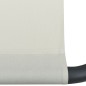 vidaXL Lettino Prendisole con Baldacchino e Cuscini Bianco Crema vidaXL Lettino Prendisole con Baldacchino e Cuscini Bianco Crema