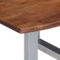 vidaXL Tavolino da Caffè con Bordi Vivi 60x60x40 cm in Massello Acacia vidaXL Tavolino da Caffè con Bordi Vivi 60x60x40 cm in Massello Acacia