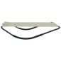 vidaXL Lettino da Giardino Crema 200x90 cm in Acciaio vidaXL Lettino da Giardino Crema 200x90 cm in Acciaio