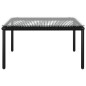 vidaXL Set Divani da Giardino 8 pz con Cuscini Neri in PVC vidaXL Set Divani da Giardino 8 pz con Cuscini Neri in PVC