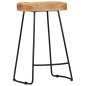 vidaXL Sgabelli da Bar Gavin 2 pz in Legno Massello di Mango vidaXL Sgabelli da Bar Gavin 2 pz in Legno Massello di Mango