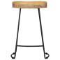 vidaXL Sgabelli da Bar Gavin 2 pz in Legno Massello di Mango vidaXL Sgabelli da Bar Gavin 2 pz in Legno Massello di Mango