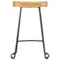vidaXL Sgabelli da Bar Gavin 2 pz in Legno Massello di Mango vidaXL Sgabelli da Bar Gavin 2 pz in Legno Massello di Mango