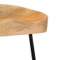 vidaXL Sgabelli da Bar Gavin 2 pz in Legno Massello di Mango vidaXL Sgabelli da Bar Gavin 2 pz in Legno Massello di Mango