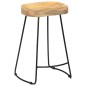 vidaXL Sgabelli da Bar Gavin 2 pz in Legno Massello di Mango vidaXL Sgabelli da Bar Gavin 2 pz in Legno Massello di Mango