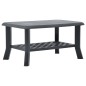 vidaXL Tavolino da Caffè Antracite 90x60x46 cm in Plastica vidaXL Tavolino da Caffè Antracite 90x60x46 cm in Plastica