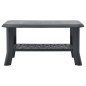 vidaXL Tavolino da Caffè Antracite 90x60x46 cm in Plastica vidaXL Tavolino da Caffè Antracite 90x60x46 cm in Plastica