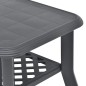 vidaXL Tavolino da Caffè Antracite 90x60x46 cm in Plastica vidaXL Tavolino da Caffè Antracite 90x60x46 cm in Plastica
