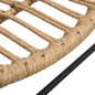 vidaXL Sedia da Giardino in Polyrattan Marrone Chiaro vidaXL Sedia da Giardino in Polyrattan Marrone Chiaro