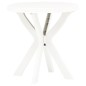 vidaXL Tavolo da Bistrot Bianco Ø70 cm in Plastica vidaXL Tavolo da Bistrot Bianco Ø70 cm in Plastica