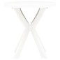 vidaXL Tavolo da Bistrot Bianco Ø70 cm in Plastica vidaXL Tavolo da Bistrot Bianco Ø70 cm in Plastica