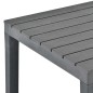 vidaXL Tavolo da Giardino Antracite 78x78x72 cm in Plastica vidaXL Tavolo da Giardino Antracite 78x78x72 cm in Plastica