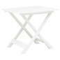 vidaXL Tavolo da Giardino Bianco 79x72x70 cm Plastica vidaXL Tavolo da Giardino Bianco 79x72x70 cm Plastica