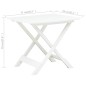 vidaXL Tavolo da Giardino Bianco 79x72x70 cm Plastica vidaXL Tavolo da Giardino Bianco 79x72x70 cm Plastica