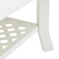 vidaXL Tavolino da Caffè Bianco 90x60x46 cm in Plastica vidaXL Tavolino da Caffè Bianco 90x60x46 cm in Plastica