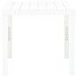 vidaXL Tavolo da Giardino Bianco 78x78x72 cm in Plastica vidaXL Tavolo da Giardino Bianco 78x78x72 cm in Plastica
