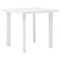vidaXL Tavolo da Giardino Bianco 78x75x72 cm in Plastica vidaXL Tavolo da Giardino Bianco 78x75x72 cm in Plastica