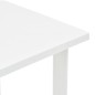 vidaXL Tavolo da Giardino Bianco 78x75x72 cm in Plastica vidaXL Tavolo da Giardino Bianco 78x75x72 cm in Plastica