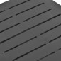 vidaXL Tavolo da Giardino Pieghevole Antracite 45x43x50 cm in Plastica 