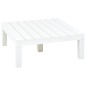 vidaXL Tavolo da Giardino Bianco 78x78x31 cm in Plastica vidaXL Tavolo da Giardino Bianco 78x78x31 cm in Plastica