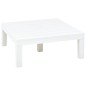 vidaXL Tavolo da Giardino Bianco 78x78x31 cm in Plastica vidaXL Tavolo da Giardino Bianco 78x78x31 cm in Plastica