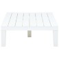 vidaXL Tavolo da Giardino Bianco 78x78x31 cm in Plastica vidaXL Tavolo da Giardino Bianco 78x78x31 cm in Plastica