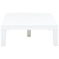 vidaXL Tavolo da Giardino Bianco 78x78x31 cm in Plastica vidaXL Tavolo da Giardino Bianco 78x78x31 cm in Plastica