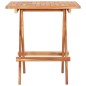 vidaXL Tavolo da Bistrot Pieghevole 60x60x65 cm in Massello di Teak vidaXL Tavolo da Bistrot Pieghevole 60x60x65 cm in Massello di Teak