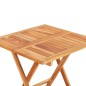 vidaXL Tavolo da Bistrot Pieghevole 60x60x65 cm in Massello di Teak vidaXL Tavolo da Bistrot Pieghevole 60x60x65 cm in Massello di Teak