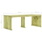 vidaXL Tavolo da Giardino 220x101,5x80 cm in Legno di Pino Impregnato vidaXL Tavolo da Giardino 220x101,5x80 cm in Legno di Pino Impregnato
