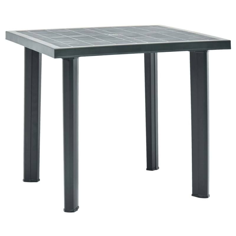 vidaXL Tavolo da Giardino Verde 80x75x72 cm in Plastica vidaXL Tavolo da Giardino Verde 80x75x72 cm in Plastica