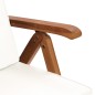 vidaXL Sedie da Giardino con Cuscini 2 pz Legno Massello di Teak Crema vidaXL Sedie da Giardino con Cuscini 2 pz Legno Massello di Teak Crema