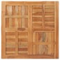vidaXL Piano del Tavolo Legno Massello di Teak Quadrato 90x90x2,5 cm vidaXL Piano del Tavolo Legno Massello di Teak Quadrato 90x90x2,5 cm