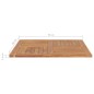 vidaXL Piano del Tavolo Legno Massello di Teak Quadrato 90x90x2,5 cm vidaXL Piano del Tavolo Legno Massello di Teak Quadrato 90x90x2,5 cm