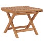 vidaXL Poggiapiedi Pieghevole 46,5x49x41,5 cm Legno Massello di Teak vidaXL Poggiapiedi Pieghevole 46,5x49x41,5 cm Legno Massello di Teak