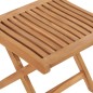 vidaXL Poggiapiedi Pieghevole 46,5x49x41,5 cm Legno Massello di Teak vidaXL Poggiapiedi Pieghevole 46,5x49x41,5 cm Legno Massello di Teak