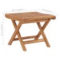 vidaXL Poggiapiedi Pieghevole 46,5x49x41,5 cm Legno Massello di Teak vidaXL Poggiapiedi Pieghevole 46,5x49x41,5 cm Legno Massello di Teak
