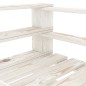 vidaXL Poltrona da Giardino su Pallet in Legno Bianco vidaXL Poltrona da Giardino su Pallet in Legno Bianco