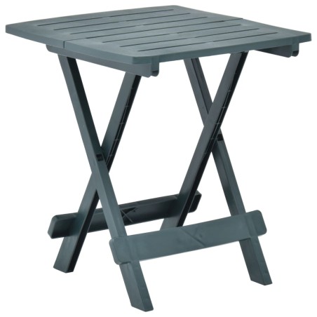 vidaXL Tavolo da Giardino Pieghevole Verde 45x43x50 cm in Plastica 