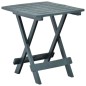 vidaXL Tavolo da Giardino Pieghevole Verde 45x43x50 cm in Plastica vidaXL Tavolo da Giardino Pieghevole Verde 45x43x50 cm in Plastica