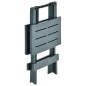 vidaXL Tavolo da Giardino Pieghevole Verde 45x43x50 cm in Plastica vidaXL Tavolo da Giardino Pieghevole Verde 45x43x50 cm in Plastica