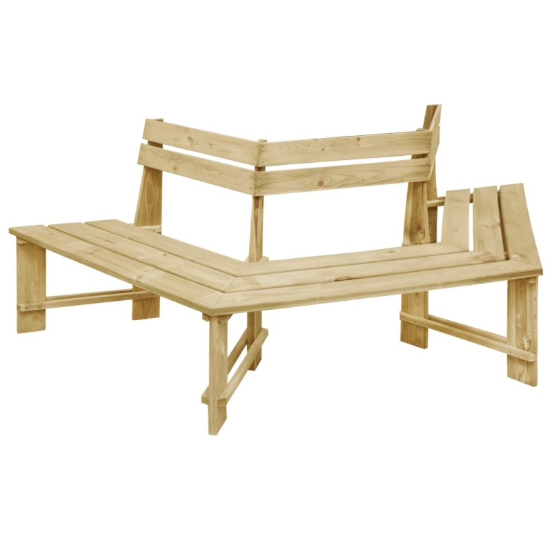 vidaXL Panchina da Giardino 240 cm in Legno di Pino Impregnato vidaXL Panchina da Giardino 240 cm in Legno di Pino Impregnato