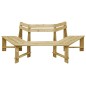 vidaXL Panchina da Giardino 240 cm in Legno di Pino Impregnato vidaXL Panchina da Giardino 240 cm in Legno di Pino Impregnato