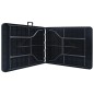 vidaXL Tavolo da Giardino Pieghevole Nero 180x75x72 cm in Rattan HDPE vidaXL Tavolo da Giardino Pieghevole Nero 180x75x72 cm in Rattan HDPE