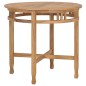 vidaXL Tavolo da Pranzo Ø 80 cm in Legno Massello di Teak vidaXL Tavolo da Pranzo Ø 80 cm in Legno Massello di Teak