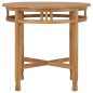 vidaXL Tavolo da Pranzo Ø 80 cm in Legno Massello di Teak vidaXL Tavolo da Pranzo Ø 80 cm in Legno Massello di Teak