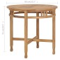 vidaXL Tavolo da Pranzo Ø 80 cm in Legno Massello di Teak vidaXL Tavolo da Pranzo Ø 80 cm in Legno Massello di Teak