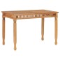 vidaXL Tavolo da Pranzo per Giardino 120x65x80 cm in Massello di Teak vidaXL Tavolo da Pranzo per Giardino 120x65x80 cm in Massello di Teak